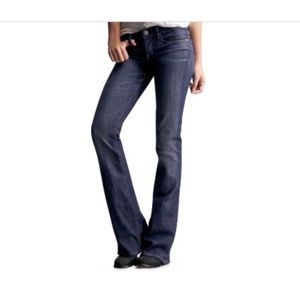 J. Crew Blue Stretch Hipslung Straight Jeans Pants